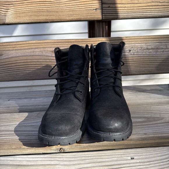 Timberland Waterville 6-Inch Double Collar Black Women's Boot  MSRP $139 sz 8 - Picture 7 of 8